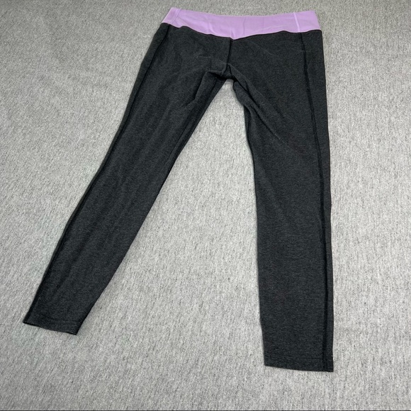 Nike Dri-Fit Grey & Purple Women’s Leggings Size XL - Picture 6 of 10